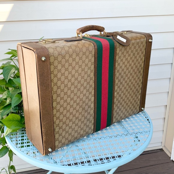 GUCCI 1960s Vintage Trunk Suitcase - Picture 15 of 16